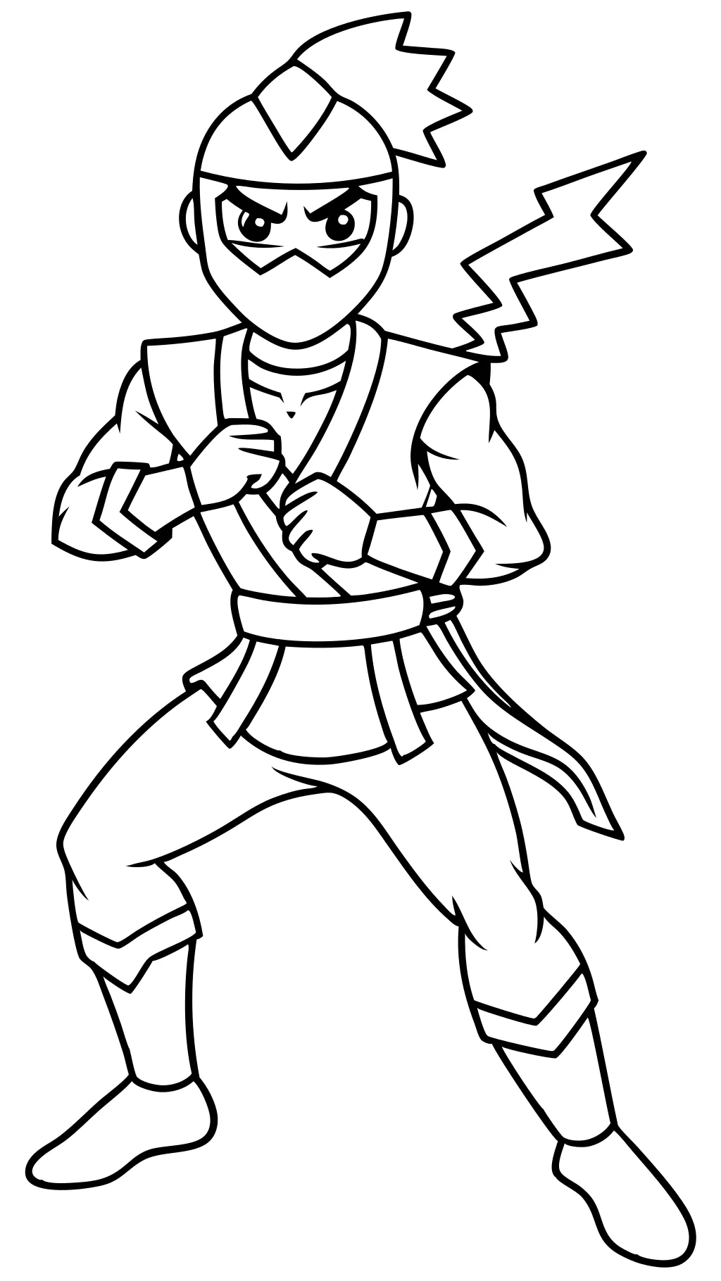 jay ninjago coloring page